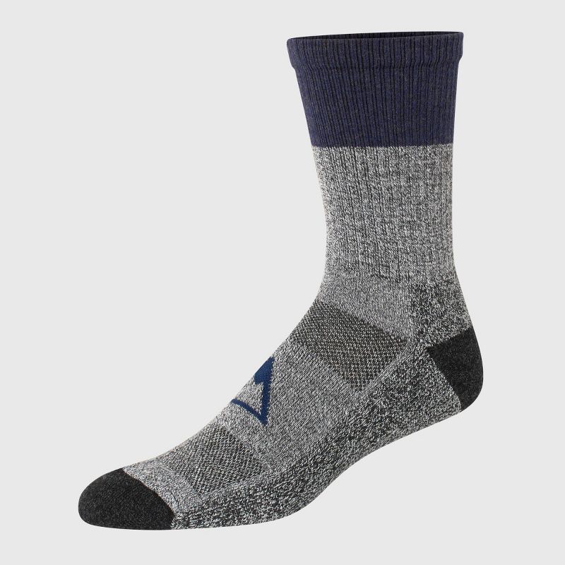 Hanes Premium Men&#39;s Marl Explorer Crew Socks 3pk - Gray 6-12, 1 of 5