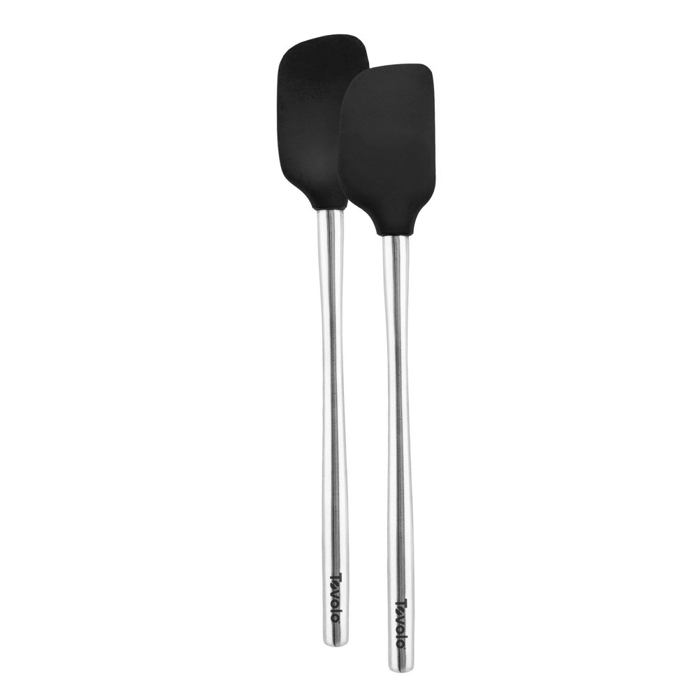 Tovolo Flex-Core Stainless Steel Handled Mini Spatula and Spoonula