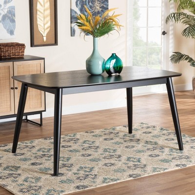 Baxton Studio Flora Wood Dining Table Target