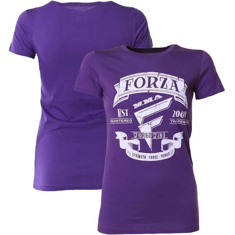 Forza Sports Women's "Origins" T-Shirt - Purple Rush, 1 of 3