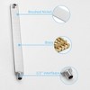 Wall-Mounted Shower System Combo Set with 10" Rainfall Shower Head, Handheld Shower, and Brass Valve Rough-In - 3 of 4