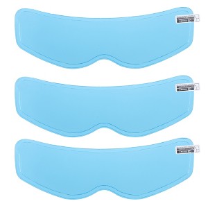 Unique Bargains Motorcycle Helmet Rain Film Anti Rain Shield Lens Stickers 8.86"x2.56" Clear - 1 of 4