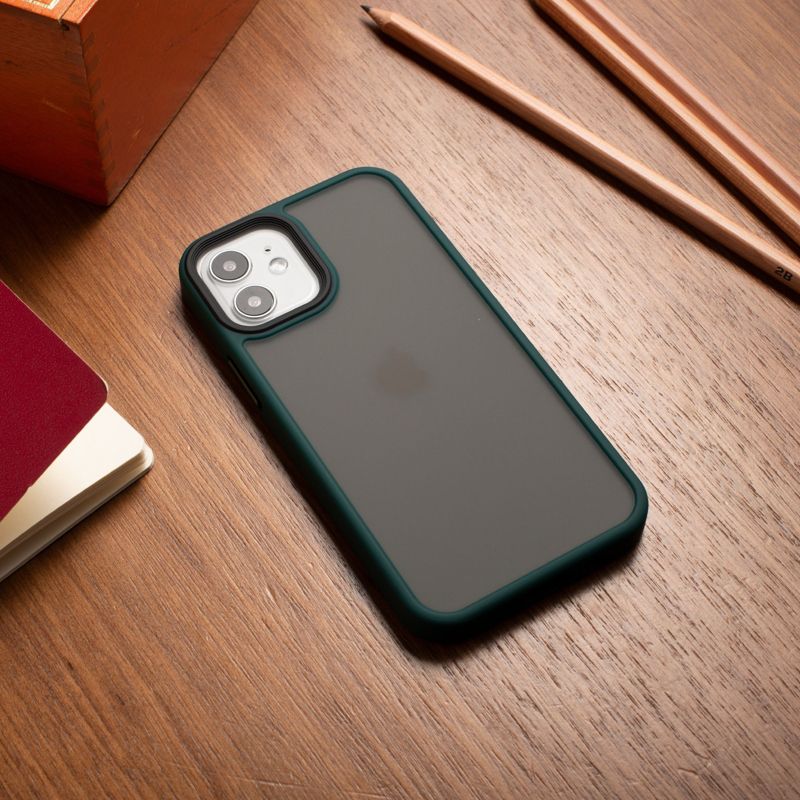 Insten Shockproof Translucent Case Compatible with iPhone - Drop Protection Matte Hard Bumper Cover Accessories, 2 of 10
