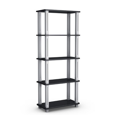 Tangkula 5-Tier Storage Rack Display Shelves Bookshelf for Home Office