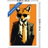 Trends International Andreas Magnusson - Fox In a Suit Framed Wall Poster Prints - 3 of 4