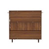 Famapy Vintage Style Side Storage Cabinet Buffet Accent Cabinet with LED Lighting and Acrylic Sliders for Display and Organization - 4 of 4