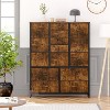 15 Drawers Dresser, Tall Dressers for Bedroom, Large Chests of Drawers, Fabric Storage Dresser Organizer Unit for Closet, Hallway, Living Room - 2 of 4