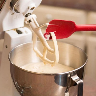 Chef's Planet Better Spatula: Silicone Spatula for Kitchen - Effortlessly Clean Beaters, No Mess! Ideal Spatula for Spreading, Stirring and Scraping — фото 2