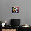Notoriart Colorful Soccer Sneaker Splash II Soccer Wall Art Framed - 2 of 4
