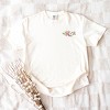 Simply Sage Market Embroidered Flower Cluster Garment Dyed Tee - 3 of 4