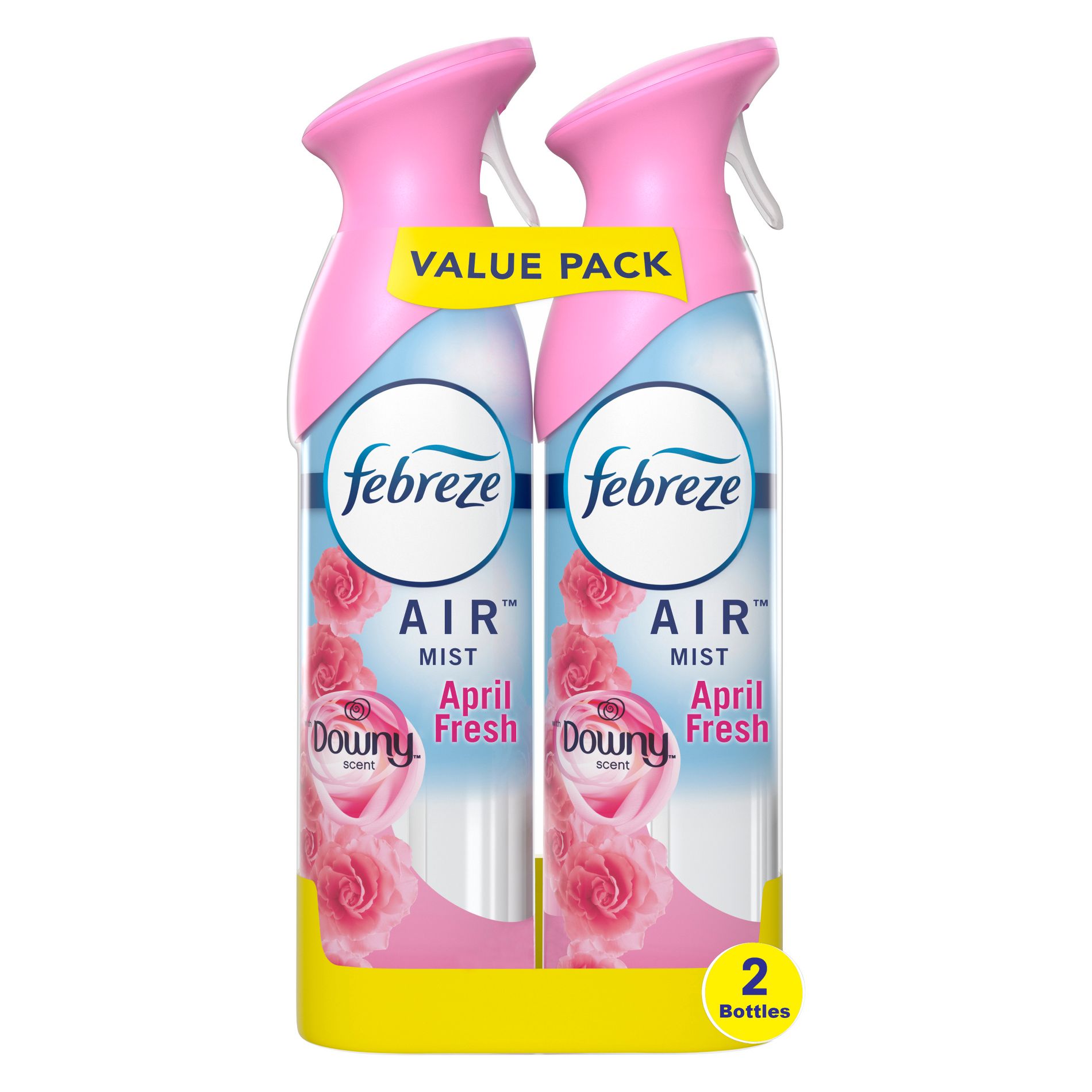 Febreze Aerosol Room Spray Air Freshener with Downy - April Fresh - 17.6oz/2pk