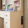 41" Makeup Vanity Desk with Mirror and Lights, Makeup Table with 5 -Drawer and 4-Cabinet - 2 of 2