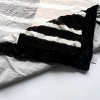 Slickblue Fashion Charm Patchwork Stripes Throw Blanket, 61x86.6 inches, Faux Fur Front, Down Alternative Filling - 3 of 3