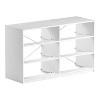 Kumasinova 6-Drawer Dresser with 2 Horizontal Rows,Wood Finish Chest of Drawers,Modern Storage Dresser,Bedroom and Entryway Furniture,White - 4 of 4
