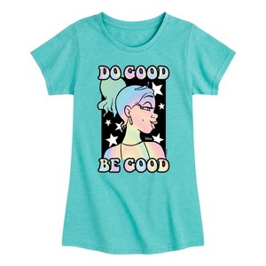 Girls' - Disney - Do Good Be Good Fitted Short Sleeve Graphic T-Shirt - 1 of 4
