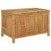Garden Storage Box Natural Bamboo Bamboo, Polyethylene vidaXL - 2 of 4