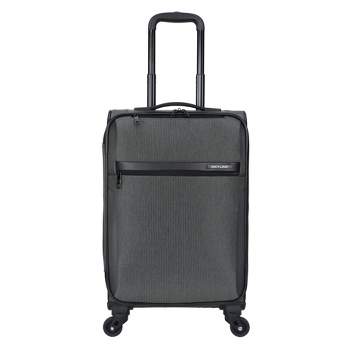 Skyline Softside Medium Checked Spinner Suitcase - Gray Heather