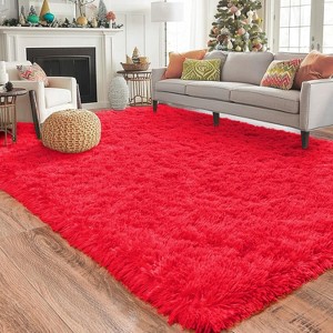 LOVEVOOK 5x7 Feet Area Rugs for Living Room Bedroom, Non-Slip Fluffy Soft Shag Rug, Plush Carpet for Home Dorm Decor Aesthetic - 1 of 4