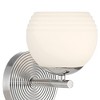 Designers Fountain Moon Breeze 1 - Light Wall Light in  Polished Nickel - 4 of 4