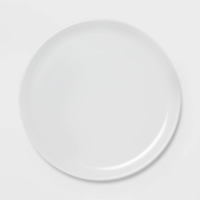 14&#34;x14&#34; Melamine Round Serving Plate White - Threshold&#8482;