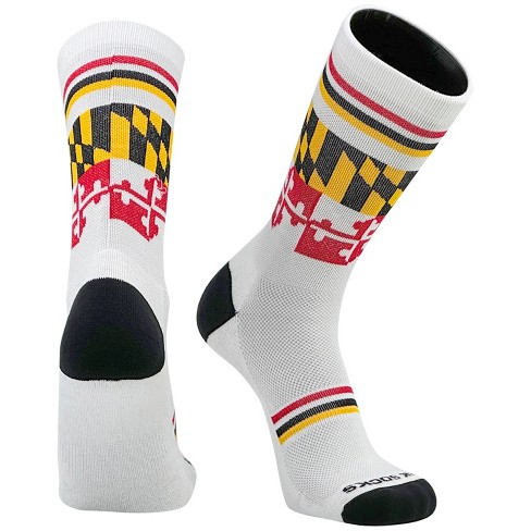 MK Socks Maryland State Flag Athletic Basketball, Football, Lacrosse Crew Socks - image 1 of 1