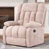Kumasinova Recliner Chair with Footrest,Upholstered Single Sofa with Side Pocket,110°-160°Adjustable Reclining Sofa for Living Room,Bedroom - 2 of 4