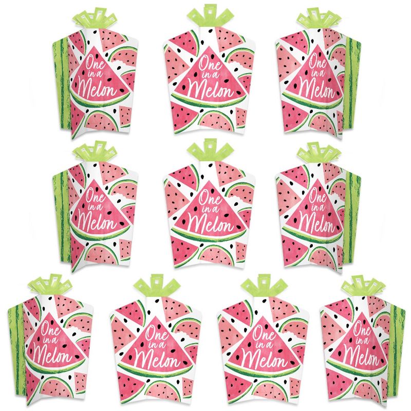 Big Dot of Happiness Sweet Watermelon - Table Decorations - Fruit Party Fold and Flare Centerpieces - 10 Count, 1 of 8