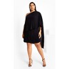 Women's Plus Size Lily Dress - black | CITY CHIC - image 2 of 4