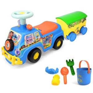 Kiddieland: Lights N' Sounds Camper - Stitch, Disney Foot-To-Floor Vehicle - 1 of 4