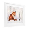 Stupell Industries Meeting of Fox And Sparrow Framed Print Under Glass Art - 2 of 4