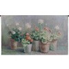Manual Woodworkers and Weavers "Farmhouse Geraniums Grande" Tapestry Wall Hanging, 36 x 50 Inches, Woven Cotton Wall Art with Floral Garden Theme - 2 of 3