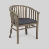 2pk Alondra Wooden Patio Dining Chairs - Christopher Knight Home - 2 of 4
