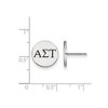 Black Bow Jewelry Sterling Silver Alpha Sigma Tau Greek Life Stud Earrings - 2 of 3