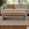Mshliw Wood Coffee Table with Rectangular Floating Top Design, Dining Table, Sofa Table, Center Table for Living Room, 47.6'' x 23.6'' x 16.3'' - 4 of 4