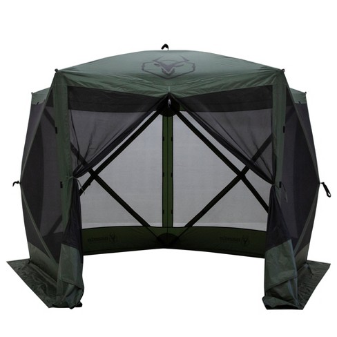 Gazelle 5 Sided Outdoor Portable Pop Up Screened Gazebo Canopy Tent ...