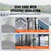 VEVOR Double Reflective Insulation Roll, 5.5mm 48 in x 50 ft, Double-Sided Aluminum Foil EPE Foam Heat Reflective Shield, Silver - 3 of 4