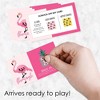 Big Dot of Happiness Pink Flamingo - Party Like a Pineapple - Tropical Summer Game Scratch Off Cards - 22 Count - 2 of 4
