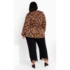 Women's Plus Size Aubree Print Shirt - black paisley | CITY CHIC - 4 of 4