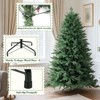 Gikpal 6FT Pre-Lit Artificial Christmas Tree w/ 400 Warm White LED Lights & 2085 Realistic Tips, Xmas Trees with Hinged Design & Storage Bag, Green - 4 of 4
