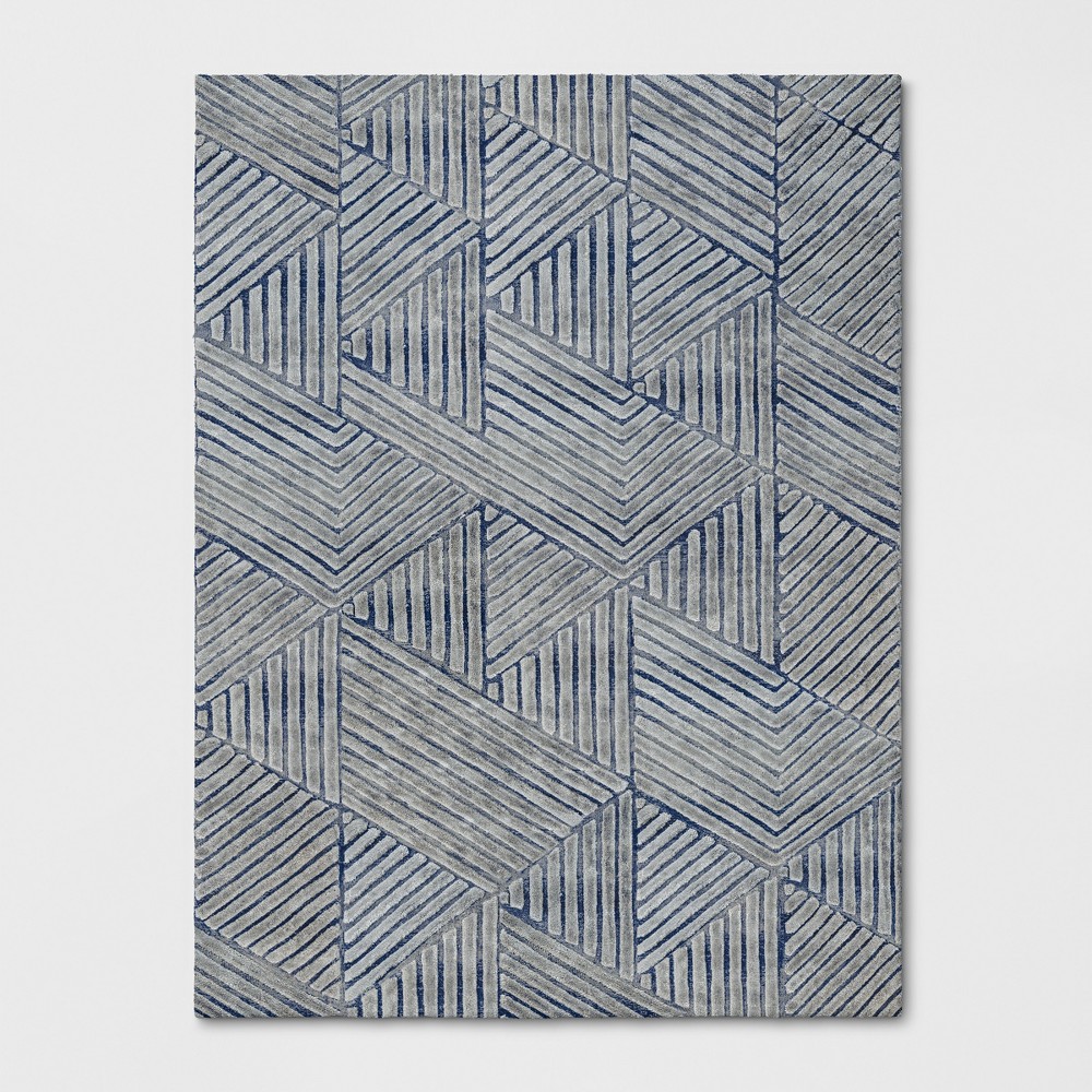 9'X12' Tufted Geometric Area Rug Blue - Project 62 was $629.99 now $314.99 (50.0% off)