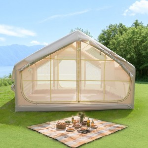 ORRD 6.3m² Inflatable Tent with Extended Awning | 5 Min Setup Electric Pump | 4-6 Person All-Weather Camping Tent - 1 of 4