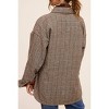 Women's Plaid Shacket/jacket - LA MIEL - 3 of 4