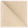 INSPIRE CHIC Men's Solid Linen Woven Pocket Square - 4 of 4