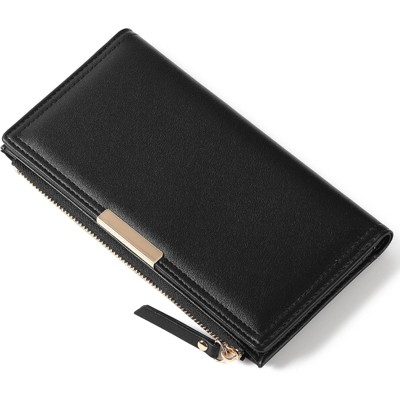 BEAFUP Women’s Wallet - RFID Blocking Large Capacity PU Leather Purse  with Zipper Pocket, Card Slots for Everyday Use, Travel & Business
