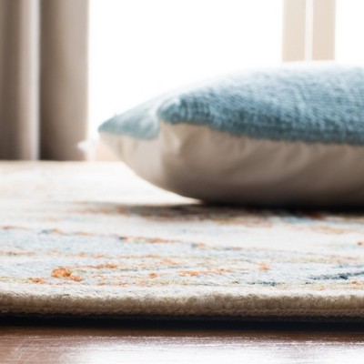 Elegant Ivory Hand-Tufted Wool Runner Rug - 27" x 9"