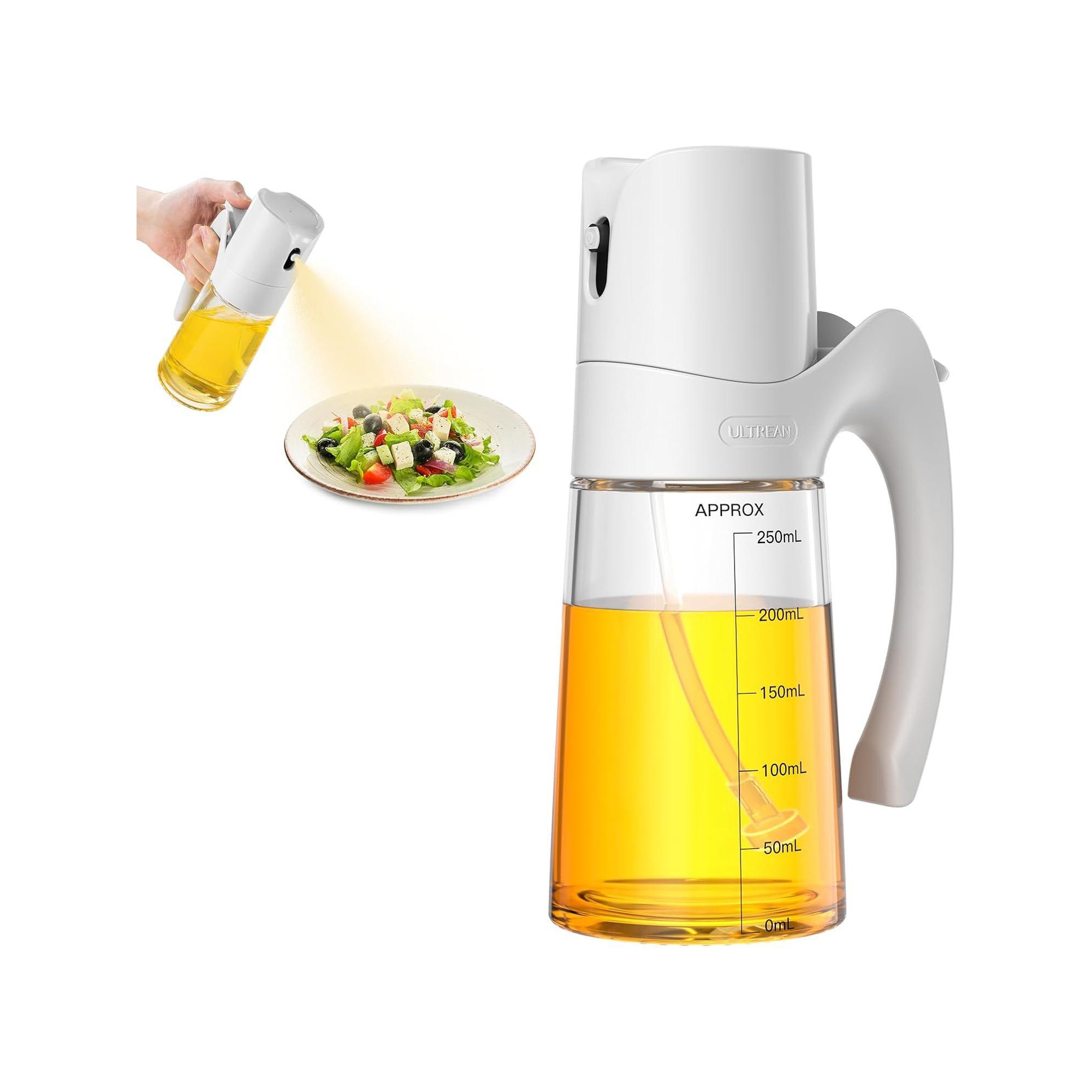 Ultrean Oil Sprayer for Cooking, 10oz/300ml Olive Oil Dispenser Bottle