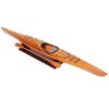 Kayak Wooden Boat Model 5" H – Handcrafted Cedar Display Replica By old Modern Handicrafts - 3 of 4
