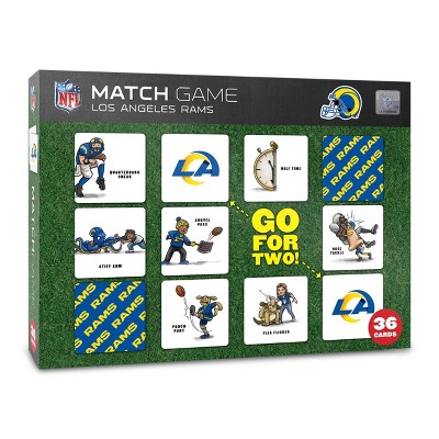 NFL Los Angeles Rams Memory Match Game