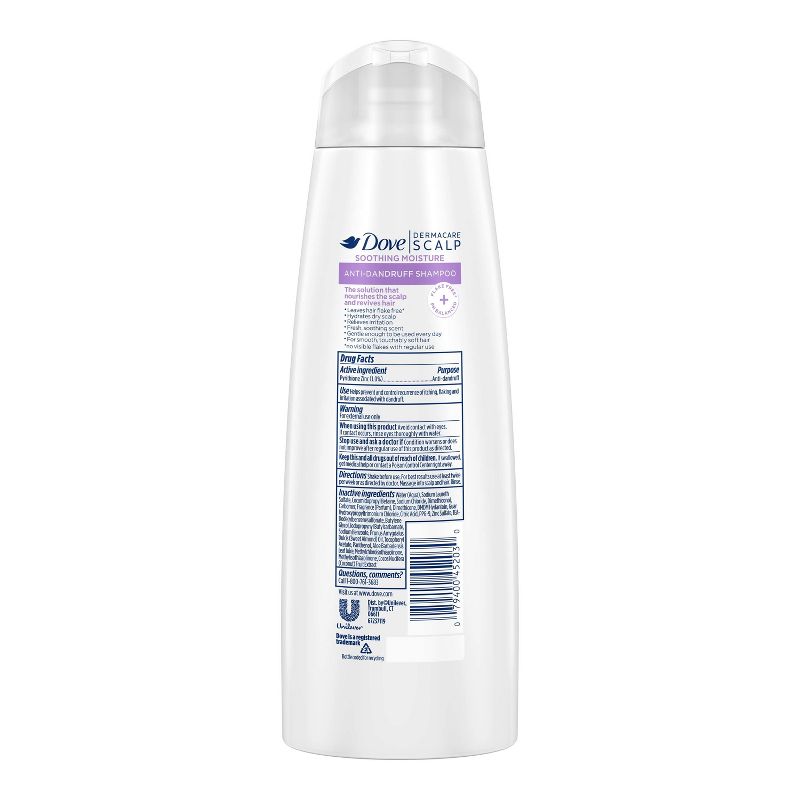 Dove Beauty Dermacare Scalp Soothing Anti-Dandruff Shampoo - 12 fl oz, 4 of 9