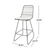 Coolbibila-Set Of 2 Barstool, Bar Chair High For Outdoor, Bar Chair Stool With Water-Resistant Cushions, Bar Chair With Back - 4 of 4